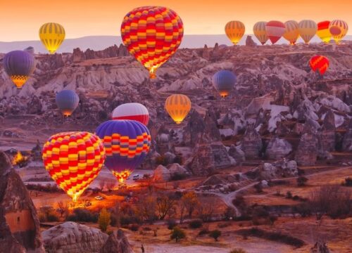 Cappadocia Hot Air Balloon Watching Tour at Sunrise